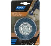 Brosse perceuse circulaire nylon bleu 75 Norton