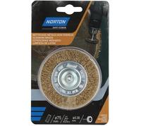 Brosse perceuse circulaire ondulée laiton 75 Norton