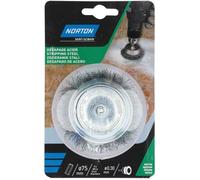 Brosse perceuse coupe ondulé acier 75 Norton