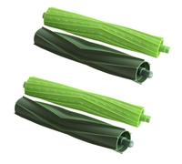 Brosse PièCes De Rechange Accessoire pour Irobot,Brosses De Rechange pour Irobot Roomba,PièCes De Rechange Cassette De Brosse pour Roomba I7 avec 4 Brosses en Caoutchouc(Vert, Noir)