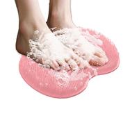 Brosse Pieds Douche, Épurateur À Pied En Silicone Sans Glissement Avec Aspiration, Masseur Plus Propre, Pied De Douche Et Tapis De Massage Arrière Pour Exfoliation De Soins
