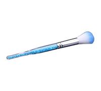 Brosse/pinceau à poussière en nylon avec manche à strass pour le nettoyage des ongles, manucure