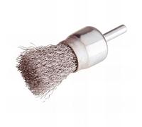 Brosse pinceau sur tige D.25 mm - Fils de 0,3 mm ondulés Inox - 10314016 - Sidamo