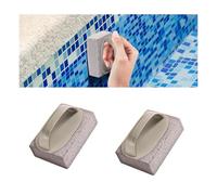 Brosse Piscine Pierre Ponce 2 Pièces Balai Piscine Brosse Pumice Stone Pierre de Nettoyage Brosses Piscines Fond Liner, Salle de Bain, Cuisine