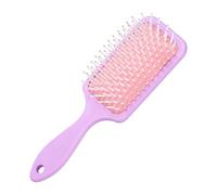 Brosse Plate - Brosse Démêlage Confortable - Poils Souples et Flexibles, Massage Doux du Cuir Chevelu, Outil de Coiffure Adapté aux Cheveux Épais Bouclés Longs Secs et Mouillés