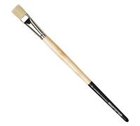 Brosse Plate Chuneo Soies Synthétiques Blanches S.7129 24