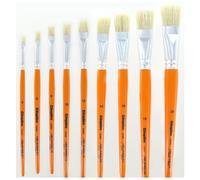 Brosse plate cléopâtre nº20 soie de porc bois fsc vernis protecteur