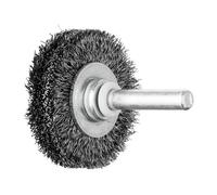 Brosse plate RBU 4009/6 ST 020 D. 40 mm 6 mm épaisseur de fil 02 mm acier 9 mm