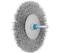 Pferd Brosses plates sur tige RBU 10010/6 INOX 0,30 non torsadées
