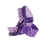 Brosse pliable pour soins des chevaux, outil de toilettage à poils doux, nettoyage pour le bain et le nettoyage, facile à utiliser