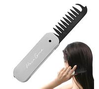 Brosse Pliante,Brosse Pliable - Brosse à cheveux pliante - Massage du cuir chevelu, petit peigne de voyage Double face, outil de coiffure multifonctionnel pour peigner et façonner