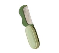 Brosse pliante portable avec poils doux pour chats et chiens, toilettage, massage, réduction du stress, détachant les déchirures, peigne pour animaux de compagnie