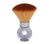 Brosse Plumeau pour le Cou, Brosse Douce pour Cheveux Cassés, Brosse D'élimination et de Nettoyage des Fibres Capillaires en Nylon, Brosse Courbée pour Salon de beauté