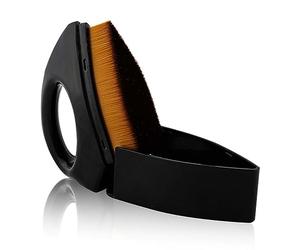 Brosse Pneu Meguiars, Brosse de Polissage Pneus Portable Brosse de Lavage de Voiture Fourrure Douce Haute Densité Brosse pour Pneus Automatique avec Boîte de Rangement pour Brosses (Marron)