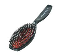Brosse pneumatique avec picots en nylon et poils de sanglier, grande, large