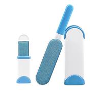 Brosse Poils Animaux, Anti-poils Brosse pour Animal Domestique, Enlever les Poils de Nettoyage Chat Chien Cheveux, Magique R¨¦utilisable pour Vetement Brosse Ramasse Attrape les Poils par Bertoo(Bleu)