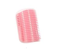 Brosse pour Animaux Brosse for Chat, Peigne, Jouet for Chat avec Herbe à Chat, Brosse Murale for Chat, Coin, Massage for Chat(Pink,S Size)