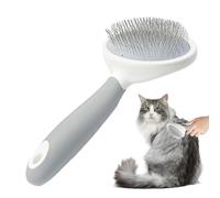 Brosse pour animaux de compagnie, brosse pour chat | Brosse de toilettage pour animaux de compagnie à renverser, brosse de nettoyage pour chats à poils courts et longs, brosse de toilettage