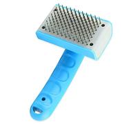 Brosse pour Animaux Peigne for Poils d'animaux de Taille Moyenne et Grande, Outils de Nettoyage et de toilettage à Un Bouton