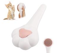 Brosse Pour Chats, Brosse Pour Chiens, Brosses Pour Animaux, Pour Poils Longs et Courts, Peigne Pour Chats, Nettoyage en Un Clic, Brosse Anti-Sous-Poil