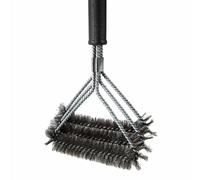 Brosse pour barbecue 45*16,5 cm et têtes de nettoyage 3 en 1
