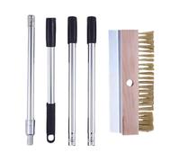 Brosse pour Barbecue Usage Intensif - Brosse Long Manche Nettoyage Four avec Grattoir | Accessoires De Nettoyage Ménager pour Cuisine Maison De Friteuse Terrasse Et Cuisson en Plein Air Et U