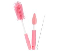 Brosse pour biberons - Outil pour Nettoyer Les pailles en Silicone, Brosse de Nettoyage pour Bouteilles, carafes, pailles, mélangeurs, centrifugeuses, Verres