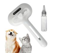 Brosse pour chat à vapeur, nettoyage de voiture -nettoyage brosse à vapeur de chat ergonomique pour l'excrétion - de peigne de baignoire de grande capacité de deshedding outil de démolition de pyroche