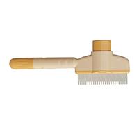 Brosse pour chat anti-perte de poils,Poignée ergonomique auto-nettoyante - Brosse anti-perte chat et peigne chien,Pour Chiot à Poil Court ou Long, Sous-poil, Maison, Voyage, Bain, Massage