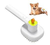 Brosse pour chat avec fonction pulvérisation, outil de retrait du | Brosse démêlante en spray d'eau pour chats et chiens pour démêler et masser les chatons, chiots et chiens