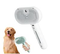 Brosse pour chat avec vapeur - Brosse de massage pour chats et chiens - Ne gratte pas la peau - Soin des poils longs et des griffes pour enlever les poils morts et la saleté