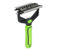 Brosse pour chat contre la perte de poils | Peigne métal double face sécurisé | Peigne anti-nœuds pour chats,Pour brossage : maison, véto, spa animalier, chiot,