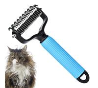 Brosse pour chat contre la perte de poils - Râteau ergonomique et peigne à cheveux - Soin du pelage pour animaux de compagnie - Brosse pour chien contre la perte de poils - Pour chatons - Pour le