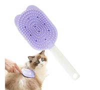 Brosse pour chat d'intérieur pour chat | Brosse de massage pour animaux de compagnie Peigne de langue de chat double face, brosse pour langue de chat, peigne pour enlever