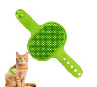 Brosse pour chat, sangle de toilettage pour chat, outil de massage en silicone, peigne réglable, utilisation humide pour les grandes et petites et moyennes races, soins des animaux