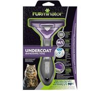 Brosse pour chats à poil long - Furminator - Taille M/L - Réduit la perte de poils - Acier inoxydable