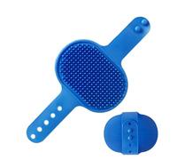 Brosse Pour Chats - Brosse De Toilettage Avec Dispositif De Sangle - Peigne De Soin Pour Animaux En Silicone Réglable, Utilisation À Sec Et Mouillé Pour Maison, Voyage, Refuge, Pieds De Table