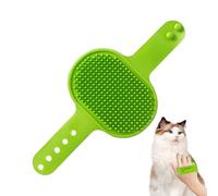Brosse Pour Chats | Brosse De Toilettage Avec Dispositif De Sangle,Peigne De Soin Pour Animaux En Silicone Réglable, Utilisation À Sec Et Mouillé Pour Maison, Voyage, Refuge, Pieds De Table