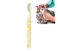 Brosse pour chats pour la perte, un peigne de toilettage pour chiens | Répouillage de poils de petit chien en métal | Brosses de chats portables, outils de massage multifonctionnels pour les chiens au