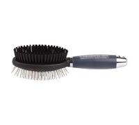 Brosse pour cheval double Harry's Horse Bleu TU