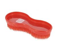 Brosse pour cheval multifonction Hippotonic Rouge TU