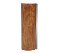Brosse pour chevaux avec dents en acier inoxydable et manche en bois pour