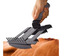 Brosse pour chevaux - Peigne de lavage pour animaux de compagnie - Brosse portable durable - Épilation des poils de chevaux - Chèvres - Moutons, écurie et animaux domestiques - Utilité polyvalente