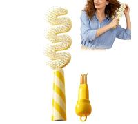 Brosse Pour Cheveux Bouclés Masseur Portable Avec Poils Et Poignée