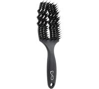 Brosse pour cheveux délicats | Poils de sanglier et nylon écologique | Convient pour cheveux secs ou mouillés | Soigne et lisse votre crinière | Alternative naturelle à la brosse ronde