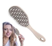 Brosse Pour Cheveux Épais Hommes | Brosse Plate Massante Contrôle Frisottis,Peigne Coiffage Cheveux Fins Accessoires Coiffure Maison Voyage Hôtel Campus