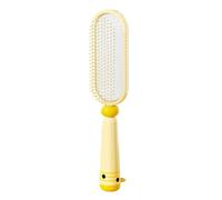 Brosse pour cheveux épais | Peigne avec coussin antistatique - Brosse de massage avec coussin - Pour la maison, l'hôtel, les déplacements quotidiens, tous les types de cheveux, les voyages, la douche