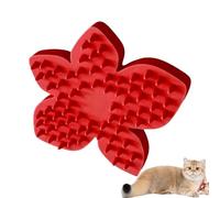 Brosse pour Chien à Douche | Forme pétale pour un démêlage en douceur | Distributeur de Shampoing pour Toilettage,Idéale pour le bain des chiots, chatons et chats