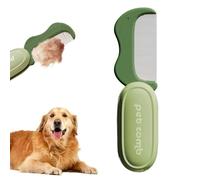 Brosse Pour Chien Anti Chute, Brosse de Toilettage Pour Chien et Chat Anti Perte, Peigne Démêlant Pliable Enlève Sous-Poil Nœuds Toilettage Longue Courte Poils