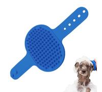 Brosse pour Chien - avec poignée annulaire réglable et poils souples anti-| pour la douche et le toilettage,Pour Douche Maison Toilettage Animalerie Soin Quotidien